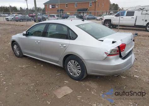 2014 Volkswagen Passat 2.5L S from USA, damaged, VIN 1VWAH7A34EC019524